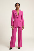 Pink Single-breasted Tailored Blazer and Trouser Set - Trousers - Photo 18