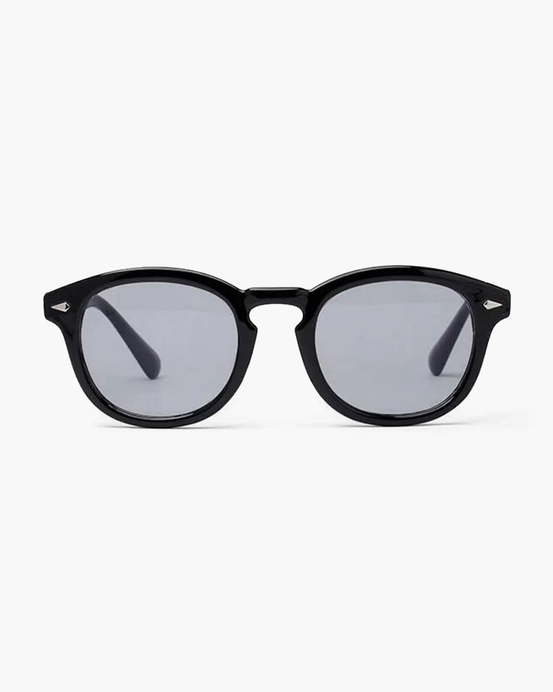 Purple Round Frame Blue Lens Fashion Sunglasses - Photo 3