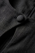 Black Sleeveless Keyhole A-line Midi Dress - A-Line Dress - Photo 3