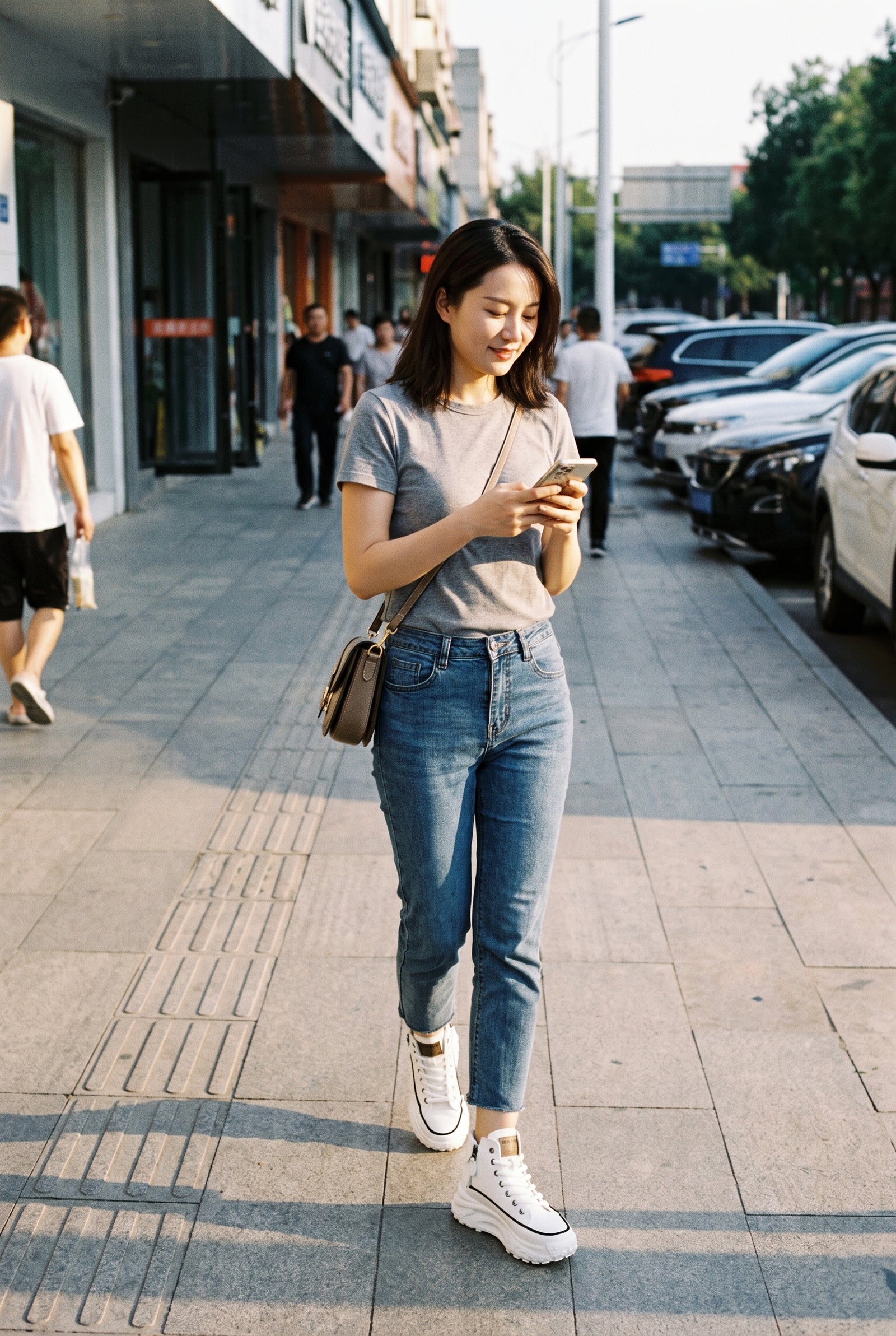 Women's Sneakers Platform in White — secondary variant1