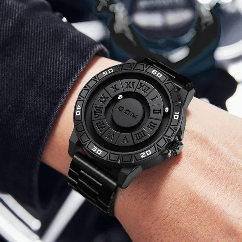 Oversized Roman Numeral Dial Dress Watch with Interchangeable Str - Dress watches - Photo 5