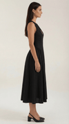 A-Line Cutout Women's Midi Dress-dresses > A-Line Dress-Stilenza
