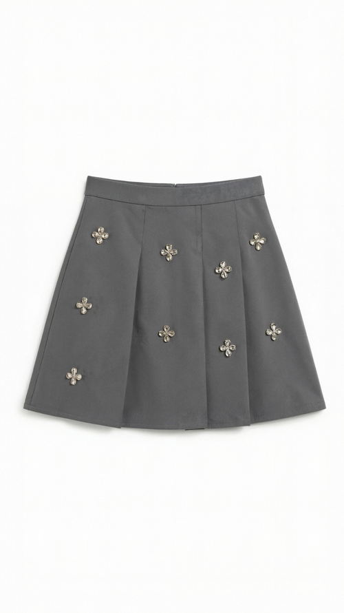 A-Line Knit Skirt Casual-skirts > A-line skirt-Stilenza