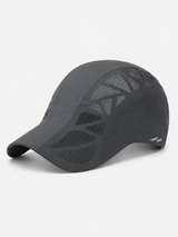 Men’s Breathable Running Cap-Stilenza-Grey-One size-Stilenza