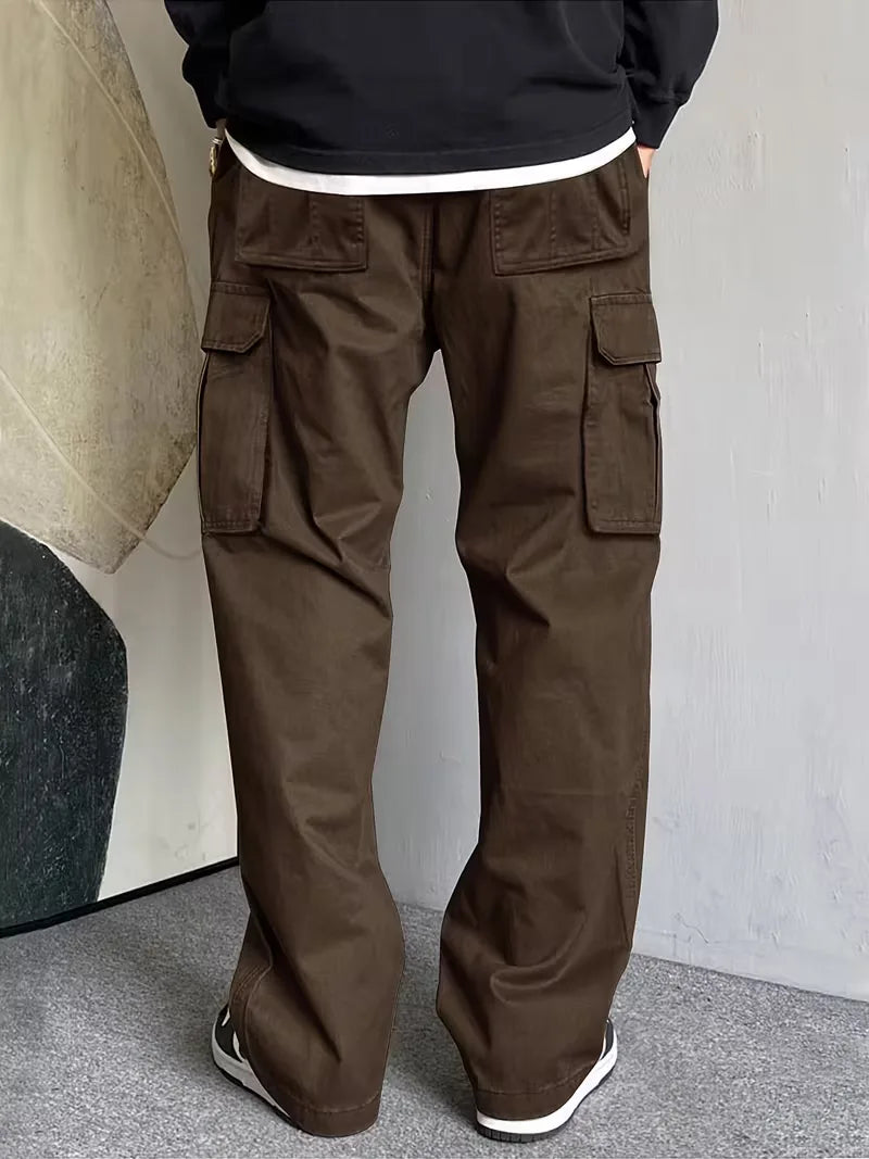 Men’s Cargo Pants Loose Fit Straight Leg-Cargo broeken-Stilenza-Stilenza