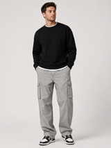 Men’s Cargo Pants Loose Fit Straight Leg-Cargo broeken-Stilenza-Light Grey-S-Stilenza