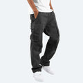 Men’s Cargo Pants Loose Fit with Drawstring Cuffs-Pants-Stilenza-Stilenza