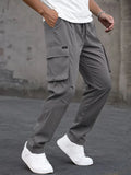 Men’s Cargo Pants Regular Fit Drawstring Waist-Cargo broeken-Stilenza-Stilenza
