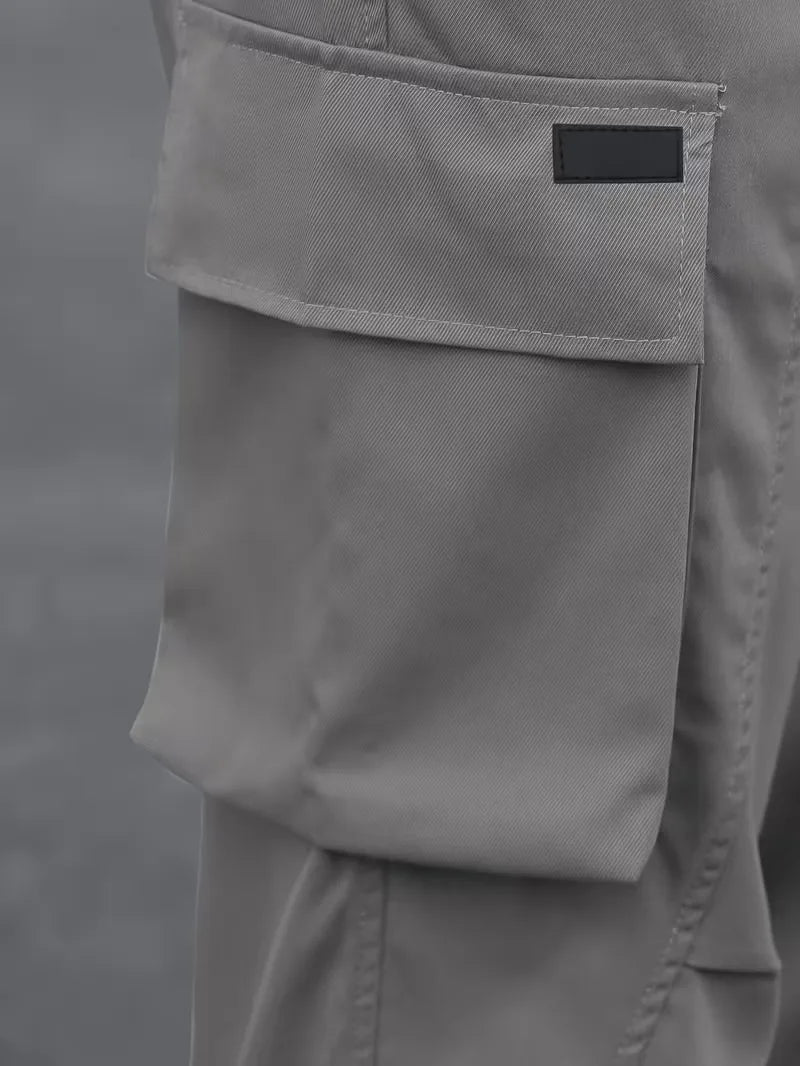 Men’s Cargo Pants Regular Fit Drawstring Waist-Cargo broeken-Stilenza-Stilenza