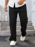 Men’s Cargo Pants Straight Fit Washed Denim-Stilenza-Stilenza