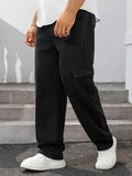 Men’s Cargo Pants Straight Fit Washed Denim-Stilenza-Stilenza