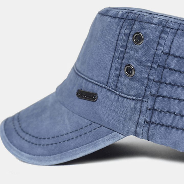 Men’s Military Cadet Cap with Curved Brim-Stilenza-Stilenza
