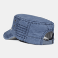 Men’s Military Cadet Cap with Curved Brim-Stilenza-Stilenza
