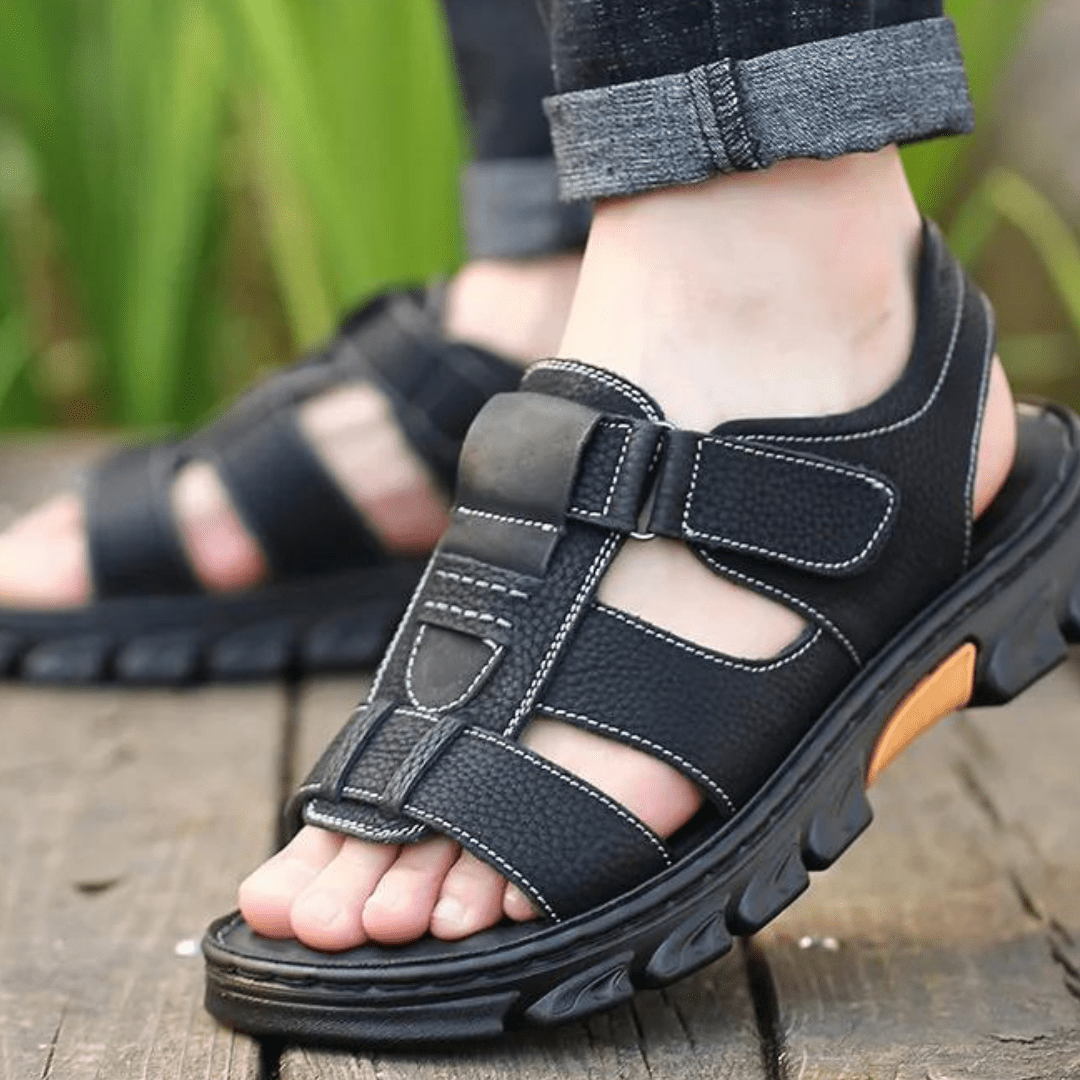 Men’s Sandals Open Toe Summer Comfort-Stilenza-Black-39-Stilenza