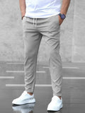 Men’s Slim Fit Jogger Pants Smart Casual-broek-Stilenza-Stilenza