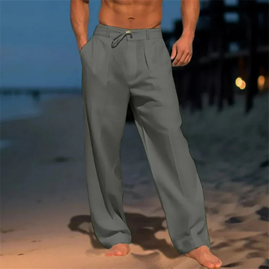 Men’s Smart Casual Pants Wide Leg-Pants-Stilenza-Stilenza