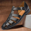 Men's Summer Sandals with Closed Toe-Stilenza-Black-39-Stilenza