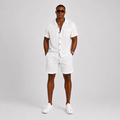 Men’s Two Piece Summer Shirt and Shorts Set-Set-Stilenza-Stilenza