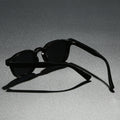 Retro Square Sunglasses with Tinted Lenses-Stilenza-Stilenza