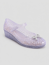 Transparent Jelly Sandals for Women with Wedge Heel-Stilenza-White-36-Stilenza