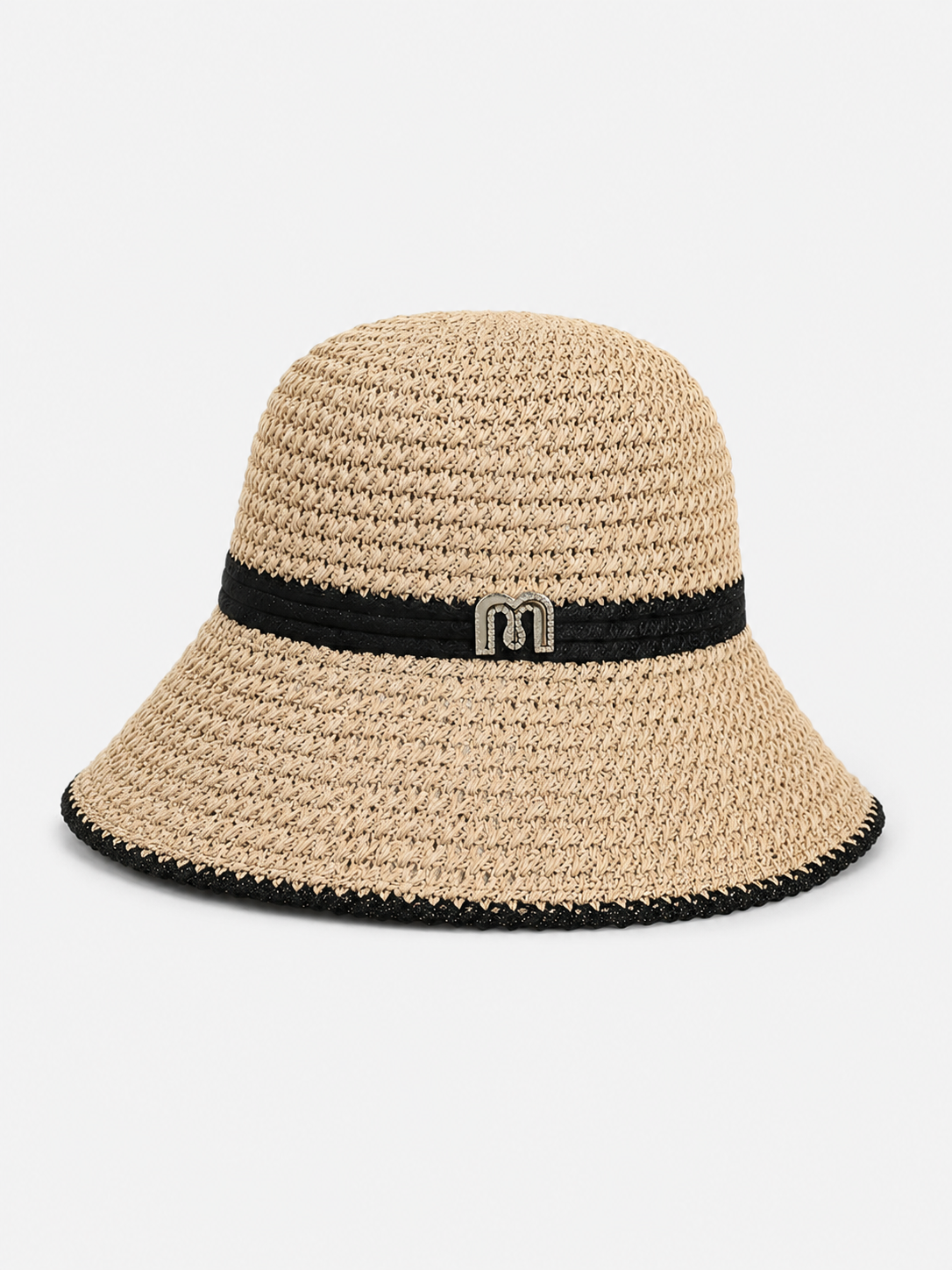 Women’s Bucket Sun Hat with Contrast Band-Stilenza-Khaki-One size-Stilenza