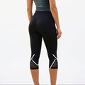 Women’s High Waisted Capri Leggings with Pocket-Women’s Activewear-Stilenza-Stilenza