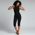 Women’s High Waisted Capri Pants with Pockets-Stilenza-Stilenza