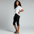 Women’s High Waisted Capri Pants with Pockets-Stilenza-Stilenza