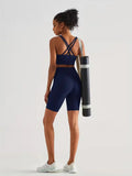 Women’s High Waisted Short Gym Leggings with Pocket-Sportshort-Stilenza-Stilenza