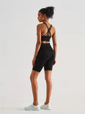 Women’s High Waisted Short Gym Leggings with Pocket-Sportshort-Stilenza-Stilenza