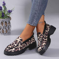 Women’s Loafers Leopard Print Platform-Stilenza-Stilenza