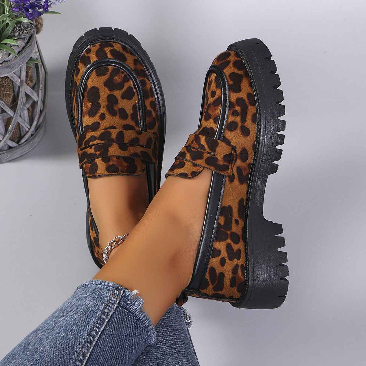 Women’s Loafers Leopard Print Platform-Stilenza-Leopard-36-Stilenza