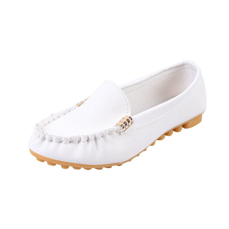 Women’s Loafers Slip On Flats-Stilenza-White-35-Stilenza