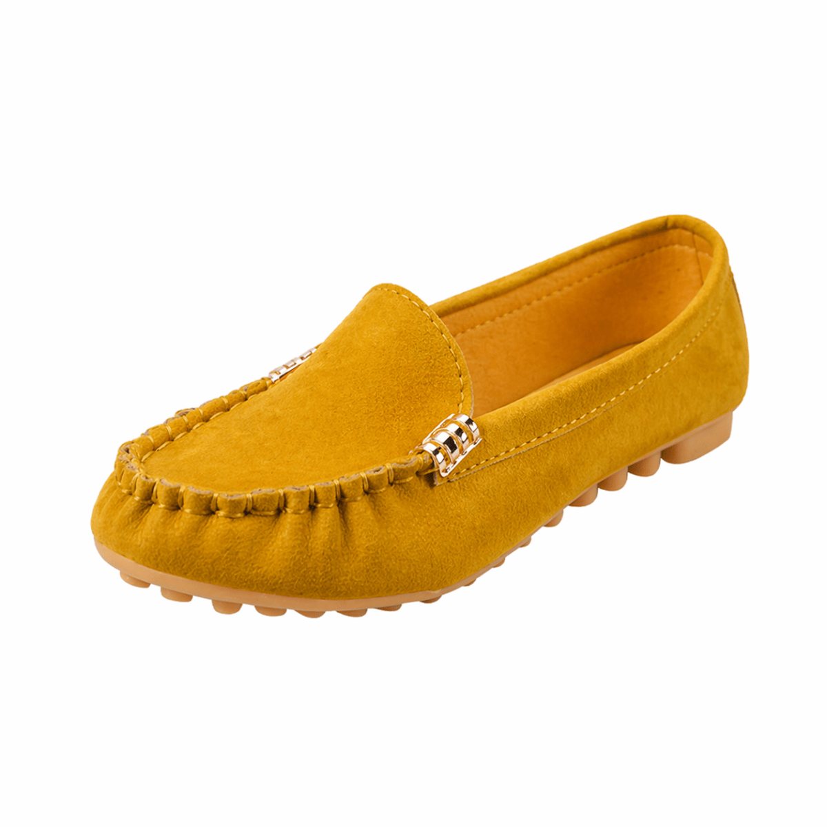 Women’s Loafers Slip On Flats-Stilenza-Yellow-35-Stilenza