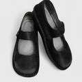 Women’s Mary Jane Flats with Buckle Strap-Stilenza-Black-35-Stilenza