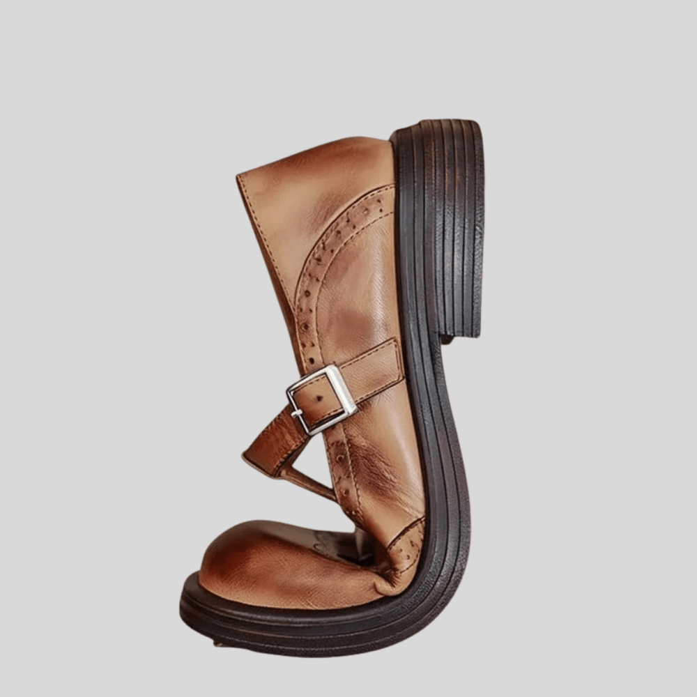 Women’s Mary Jane Shoes with Buckle Strap-Woman's Shoes-Stilenza-Stilenza