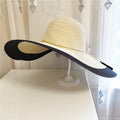 Women’s Oversized Wide Brim Sun Hat-Stilenza-Beige-One size-Stilenza