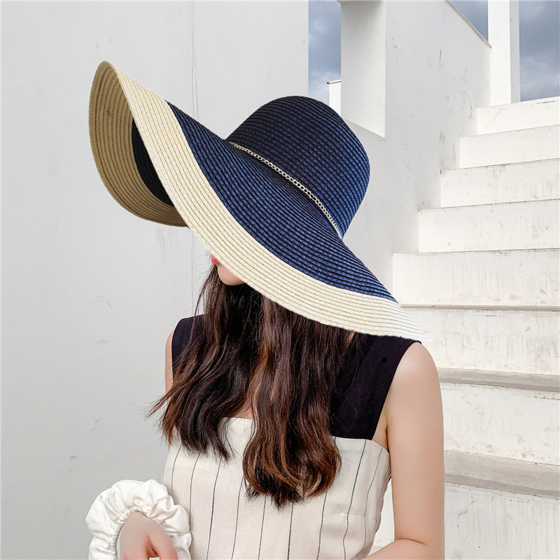 Women’s Oversized Wide Brim Sun Hat-Stilenza-Stilenza