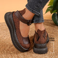 Women’s Platform Mary Jane Shoes with Buckle Strap-Women Shoes-Stilenza-Stilenza