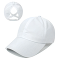 Women’s Running Cap with Ponytail Opening-Stilenza-White-One size-Stilenza