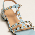 Women’s Sandals Strappy Low Heel with Studs-Stilenza-Stilenza