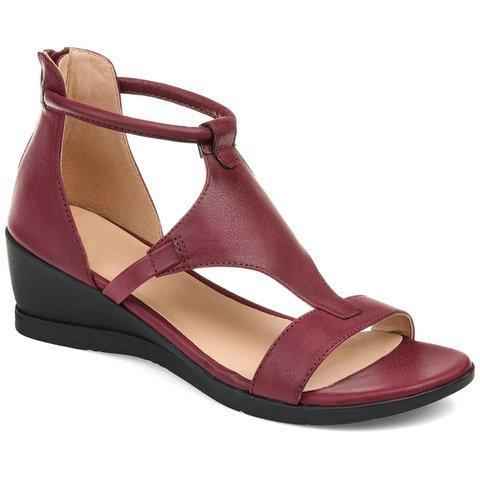 Women’s Strappy Wedge Sandals Open Toe-Sandalen & Hausschuhe-Stilenza-Stilenza