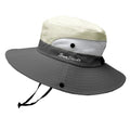 Women’s Sun Hat Wide Brim with Chin Strap-Stilenza-Beige-One size-Stilenza