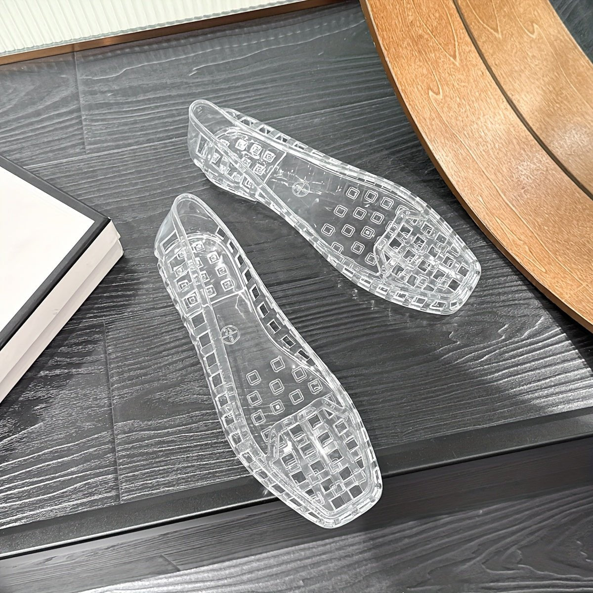 Women’s Transparent Jelly Flats Slip On-Stilenza-Stilenza