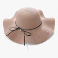 Women’s Wide Brim Sun Hat with Bow Detail-Stilenza-Pink-One size-Stilenza