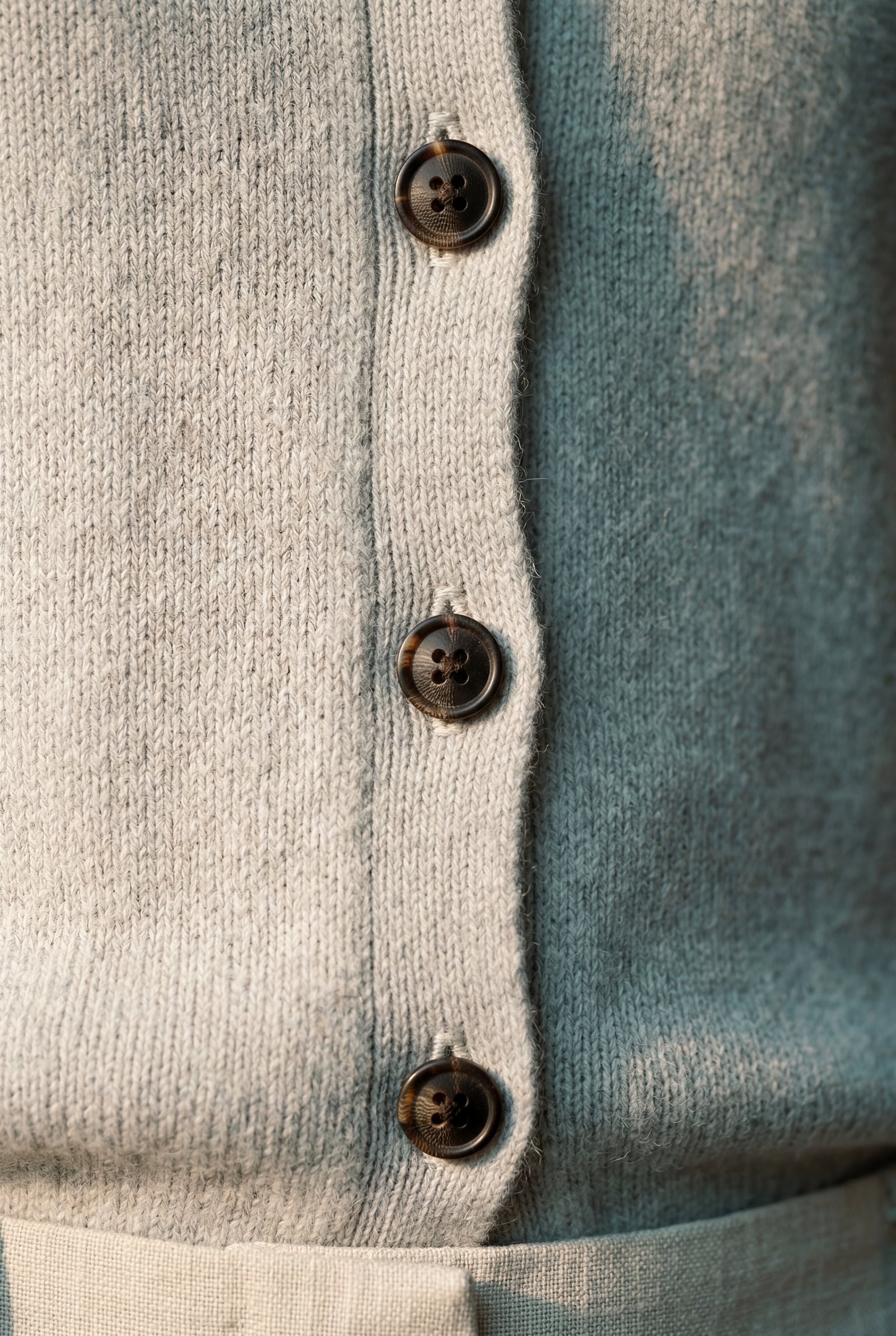 Apricot Ribbed Button-front Sleeveless Crew Neck Vest - Sleeveless vest - Photo 7