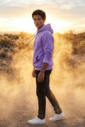Purple Lined Regular Fit Pullover Pocket Hoodie - Fleece lined hoodie - Photo 11