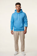 Blue Lined Regular Fit Pullover Pocket Hoodie - Fleece lined hoodie - Photo 20