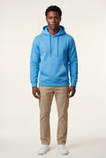 Blue Lined Regular Fit Pullover Pocket Hoodie - Fleece lined hoodie - Photo 33