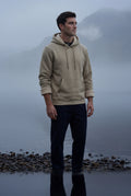 Khaki Lined Regular Fit Pullover Pocket Hoodie - Fleece lined hoodie - Photo 9